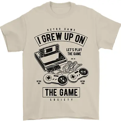 Buy I Grew Up On The Gamer Funny Gaming Mens T-Shirt 100% Cotton • 8.49£