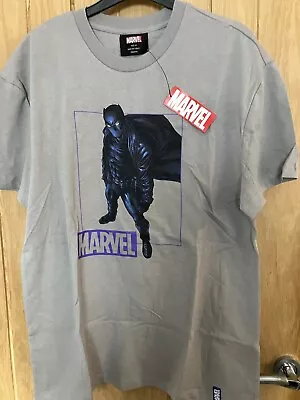 Buy OFFICIAL Men’s - Black Panther Wakanda Forever Marvel Grey T-Shirt -Size XS • 9.99£