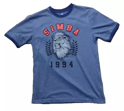 Buy Official Disney Lion King Simba 1994 Tee T-shirt Blue Mens Medium NWOT • 28.77£
