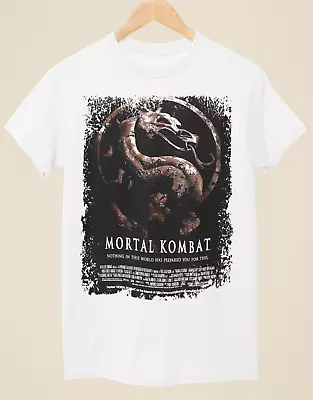 Buy Mortal Kombat - Movie Poster Inspired Unisex White T-Shirt • 14.99£