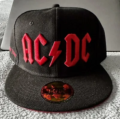 Buy AC/DC Official Tour Cap. In Rock We Trust Baseball Cap Black / Red • 7.99£