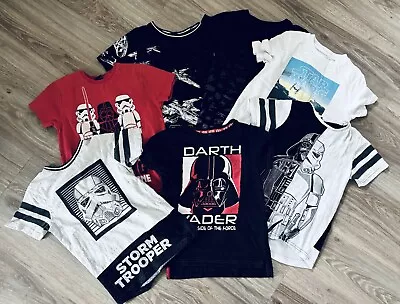 Buy Star Wars T-Shirt Bundle X 7 Age 6-7 Years Gap / Next / Tu • 12£
