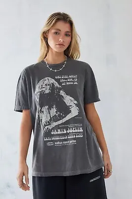 Buy Urban Outfitters UO Janis Joplin Boyfriend T-Shirt Size S Brand New With Tags  • 22.99£
