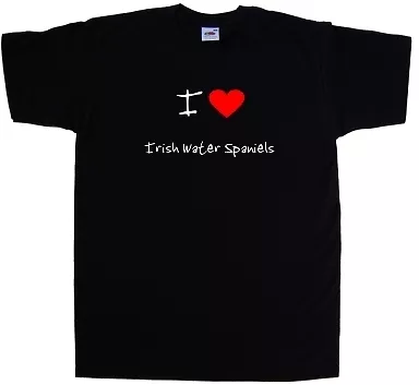 Buy I Love Heart Irish Water Spaniels T-Shirt • 8.99£