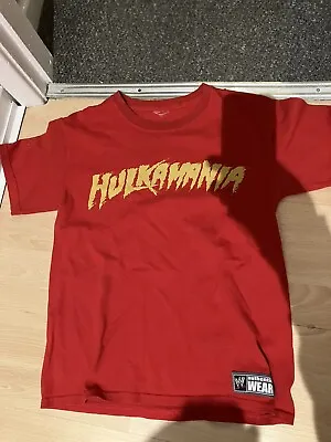 Buy Authentic WWE Wrestling T Shirt Hulk Hogan Hulkamania Medium Youth • 11£