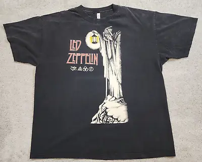 Buy Led Zeppelin Hermit T Shirt Led Zeppelin Album Cover Black XXL • 12.30£
