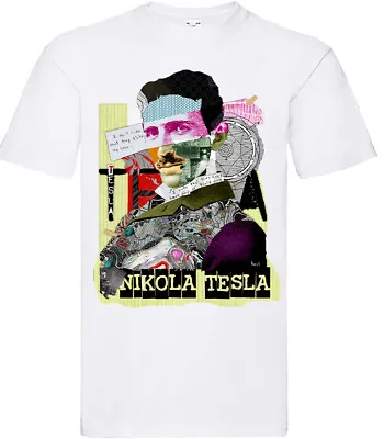 Buy Film Movie Horror Halloween Birthday Funny T Shirt For Nikola Tesla Fans • 5.99£