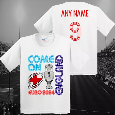 Buy England Kids Personalised Football Fan T-shirt Bodysuit • 11.95£