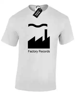 Buy Factory Records Mens T Shirt Tee Manchester Music 90's Acid House Rave Hacienda • 8.99£