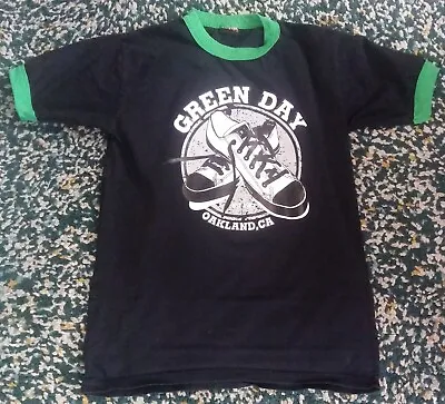 Buy Green Day T Shirt M L Black Punk Ramones Unisex Cotton Mens Womens Big Toe Clash • 9.99£