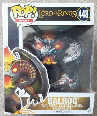 Buy The Lord Of The Rings Balrog Funko Pop 448 Figure Boxed Official • 25£