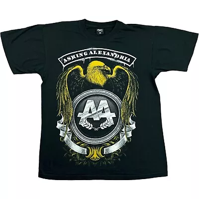 Buy Asking Alexandria T Shirt Small Black Band T Shirt Rock Band Graphic T Shirt • 22.50£