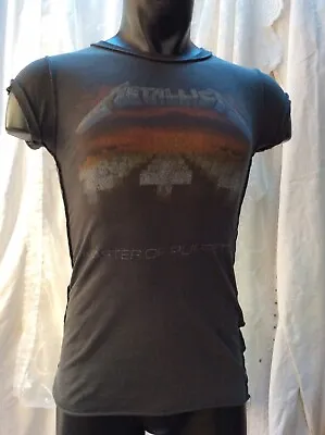 Buy Metallica Master Of Puppets  T Shirt Size M Rock And Roll Fab Amplified Vintage • 20£