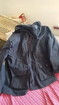 Buy Countrywear Men's Waxed Jacket With Removeable Hood. XL Excellent Condition. • 9.99£