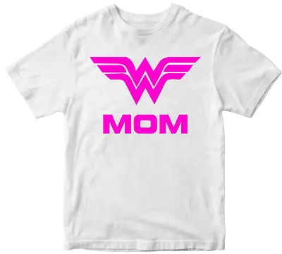 Buy Happy Mother's Day T-shirt Wonder Women Love Child Gift Son Daughter Mom Blessed • 8.99£