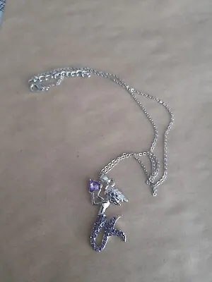 Buy Costume Jewellery Necklace With Mermaid Pendant • 1.49£