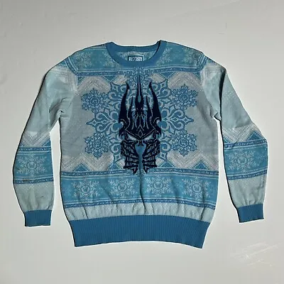 Buy World Of Warcraft Blizzard BlizzCon 2019 Lich King Ugly Xmas Sweater Christmas S • 42.74£