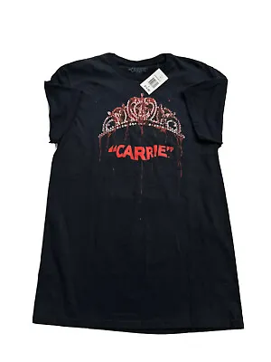 Buy Carrie T-shirt Stephen King Bloody Crown Small Adult Prom Queen Tee NEW  • 16.18£