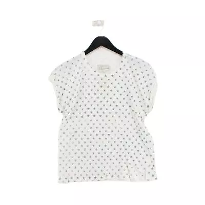 Buy Current/Elliott Women's T-Shirt S White Linen With Cotton Basic • 7.90£