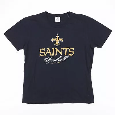 Buy NFL Womens Saints Black American Short Sleeve T-Shirt L • 8.99£