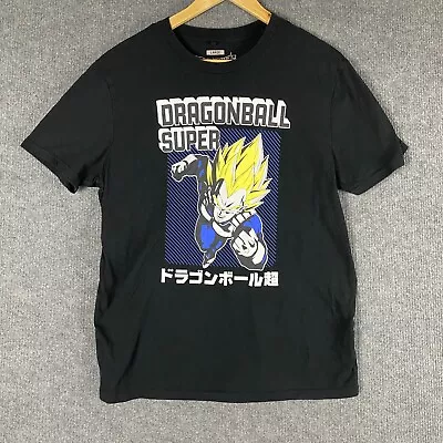 Buy Dragon Ball Z Shirt Mens Large Black Tee Vegeta Goku Super  Adult • 12.46£