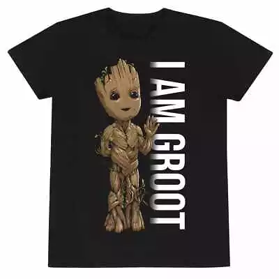 Buy I Am Groot - I Am Groot Unisex Black T-Shirt Ex Ex Large - XXL - Uni - M777z • 14.48£