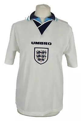 Buy UMBRO England 1996-97 Home Football T-Shirt Size L Boys Outerwear Outdoors Kids • 41.99£