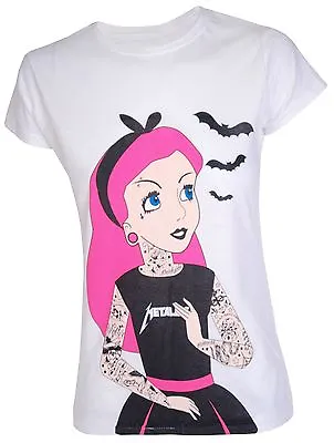 Buy Tattoo Princess Genuine Darkside Alternative Disney Princess Womens T Shirt • 14.99£