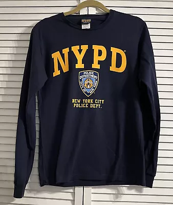 Buy NYPD New York City Police Department Women’s T Shirt Adult Small Long Sleeves • 7.89£
