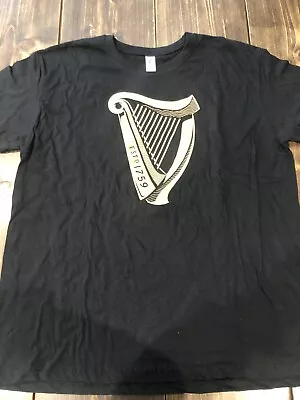 Buy New Black Guinness T-Shirt Size Large • 6.50£
