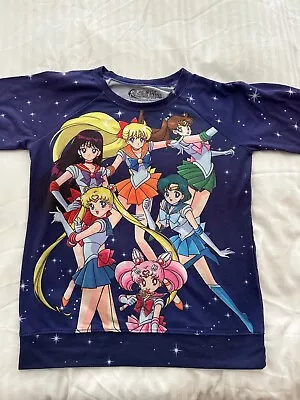 Buy Women's Sailor Moon Long Sleeve T-Shirt Top Medium • 19£