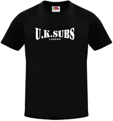 Buy UK Subs London Punk Rock Band Music Black T-Shirt - Sizes Small To 5XL • 12.96£
