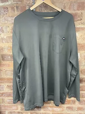Buy Dickies Long Sleeve T Shirt Polyester Top Men's Green 3XL XXXL • 10.95£