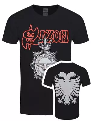 Buy Saxon T-shirt Strong Arm Of The Law Men's Black • 17.99£