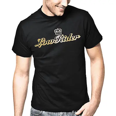 Buy Lowrider Low Rider Muscle Car Tuning Tuner Crown Gold Metallic Print T-Shirt • 15.88£