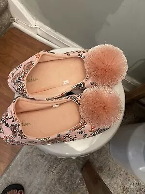 Buy Women’s Boden Ballerina Slippers In Pink Size 6 • 8.88£