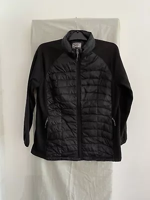 Buy 32 DEGREES Black Down/Feather Varsity Jacket Size L • 0.99£