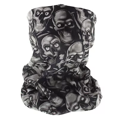 Buy Non Medical Breathable Cool Ghost Multi Skull Face Covering/ Gaiter/ Snood • 4.19£