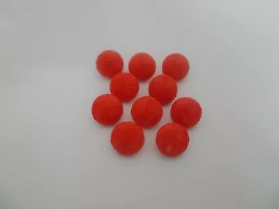 Buy 10 X Leather Look Buttons 18mm Football Buttons Plastic Shank Buttons 13 Shades  • 2.65£