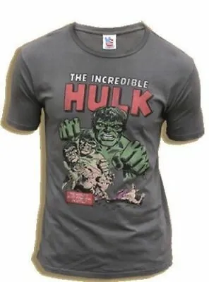 Buy Marvel The Incredible Hulk Charcoal T-shirt Tee • 28.39£