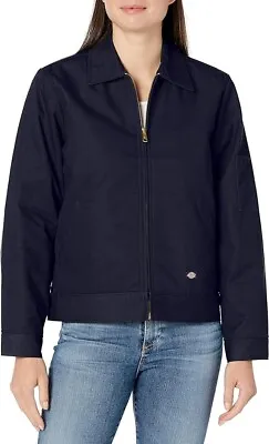 Buy Dickies Women Eisenhower Jacket, Quilted Lining, New With Tags, Navy Blue Med • 62.32£