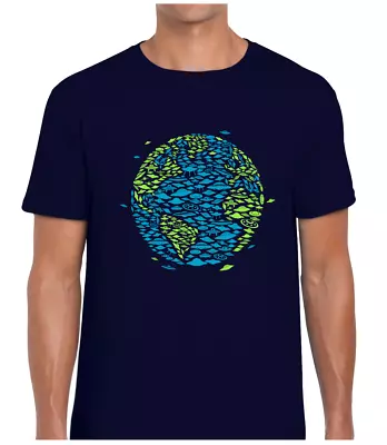Buy Alien Invasion Mens T Shirt Cool Ufo Aliens Space Astronaut Retro Cool Design • 7.99£