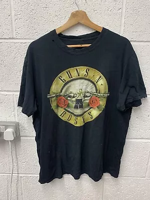 Buy Guns N Roses T Shirt Classic Logo OFFICIAL Rock Licensed Tee L • 12£