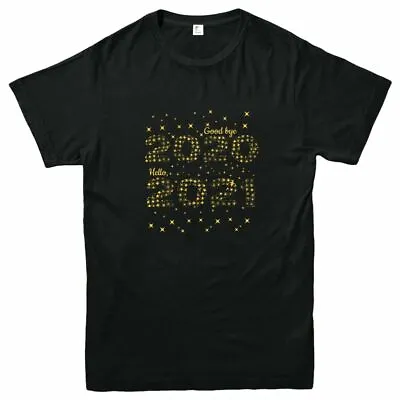 Buy GOOD BYE 2020 HELLO 2021 Happy New Year Countdown Printed Mens Kids Tee Shirts • 10.39£