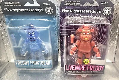Buy Funko FNAF Five Nights At Freddys Action Figures Freddy Frostbear, Livewire Glow • 37.46£