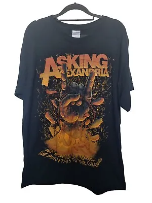 Buy Asking Alexandria Metal Hand Band T Shirt Size L • 15.99£