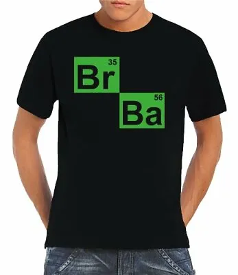 Buy Unisex Mens Breaking Bad Heisenberg Periodic Graphic Printed Cotton T Shirt • 12.99£