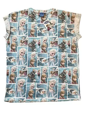 Buy Disney Frozen Anna And Elsa Ladies Photo Collage T-Shirt Size 12 New With Tags￼ • 12.99£