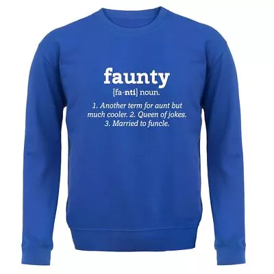 Buy Faunty Definition Funny - Adult Hoodie / Sweater - Auntie Aunty Aunt Love Cool • 24.95£