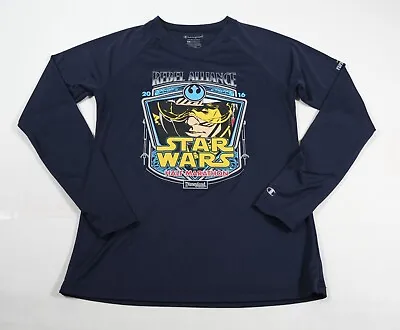 Buy Disneyland Star Wars Rebel Alliance Half Marathon Long Sleeve Shirt Sz S • 4.93£
